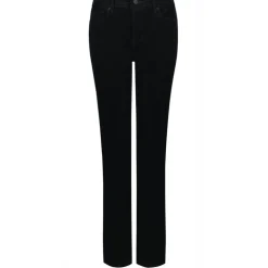 NYDJ Marilyn Straight Leg Corduroy Jeans in Black