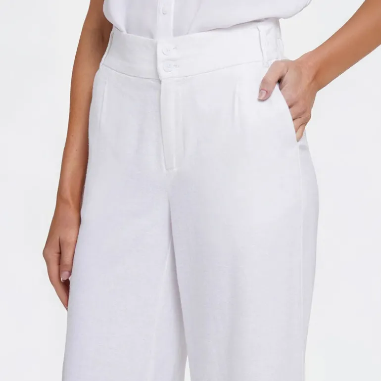 NYDJ Waverly Trouser in White