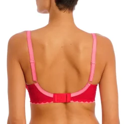 Offbeat UW Padded Half Cup Bra in Chilli Red | Collen & Clare