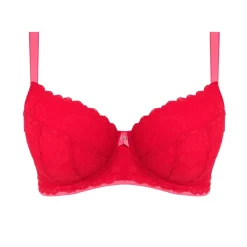 Offbeat UW Padded Half Cup Bra in Chilli Red | Collen & Clare