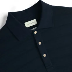 OLIVER SPENCER Glendale Polo Shirt Dorine in Navy
