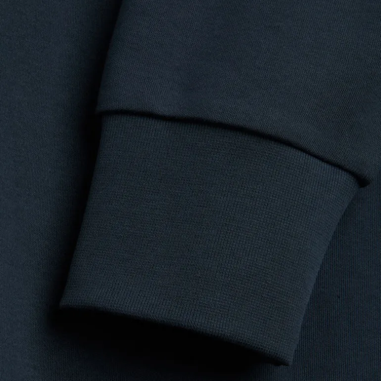 OLIVER SPENCER Heavy Long Sleeve Rugby Top Tavistock in Navy
