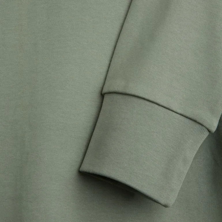 OLIVER SPENCER Heavy Long Sleeve Rugby Top Tavistock in Sage Green