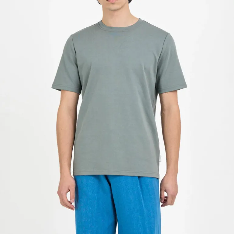 OLIVER SPENCER Heavy T-Shirt Tavistock in Sage Green