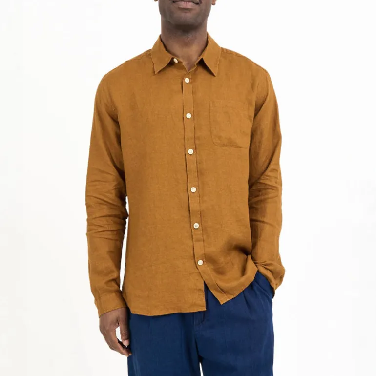 OLIVER SPENCER New York Special Shirt Bridford in Orange