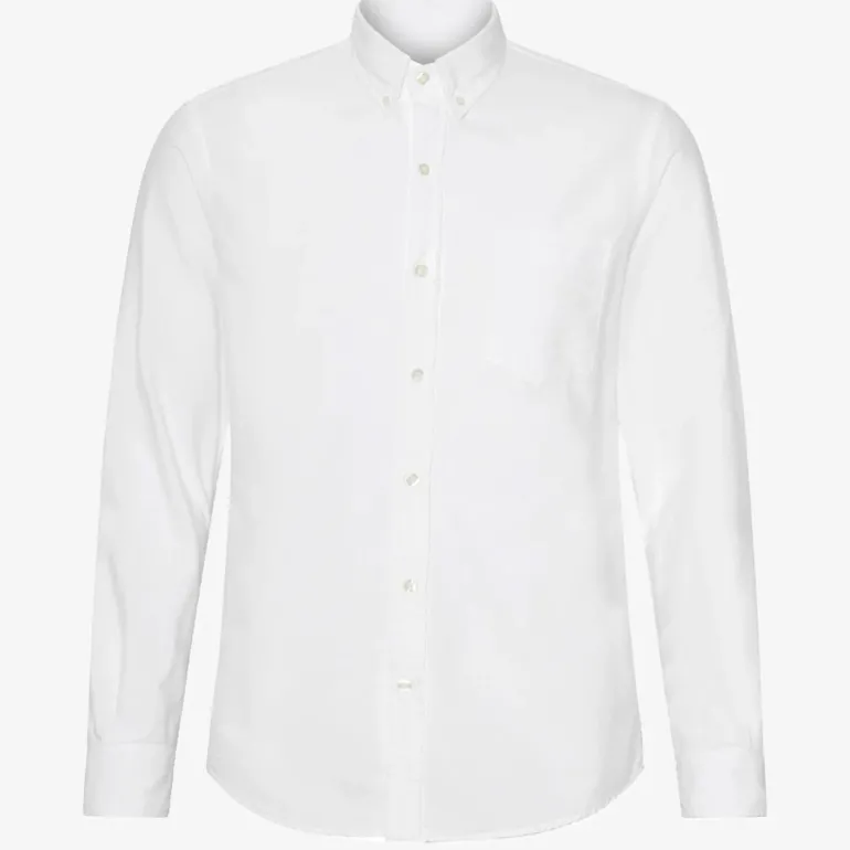Organic Button Down Shirt in Optical White | Collen & Clare