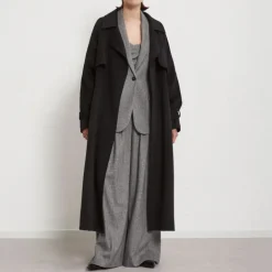OTTOD AME Jacket with One Button in White/Black