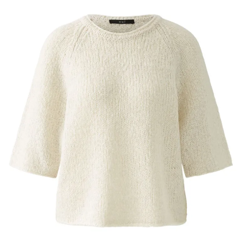 OUI 91965 Jumper in Off White