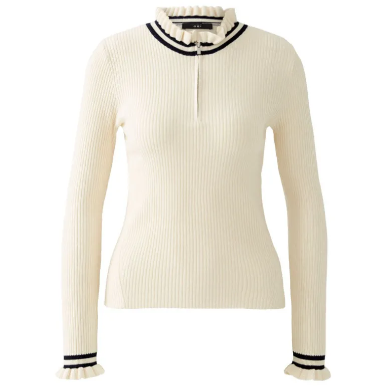 OUI 91938 Jumper in Off White
