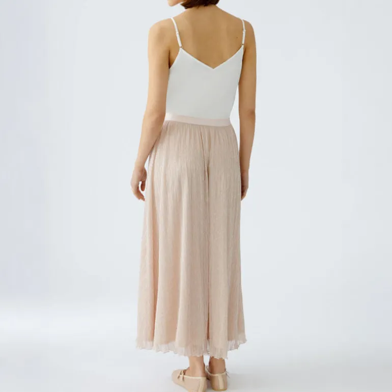 OUI 92422 Maxi Skirt in Rose Copper