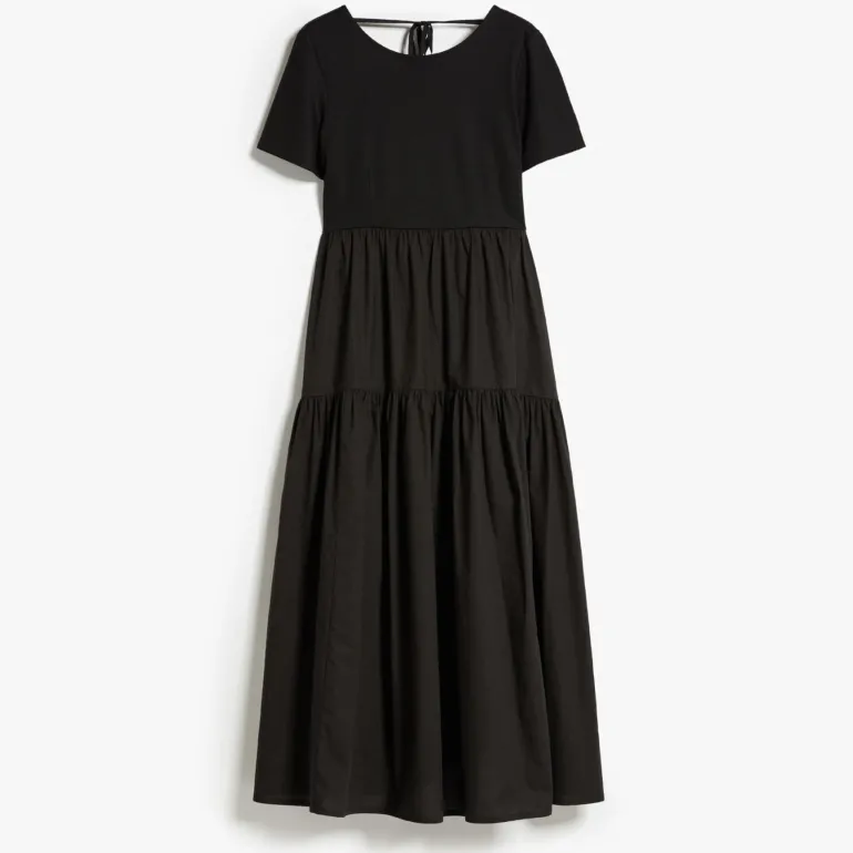 Palmira Jersey Dress in Black | Collen & Clare