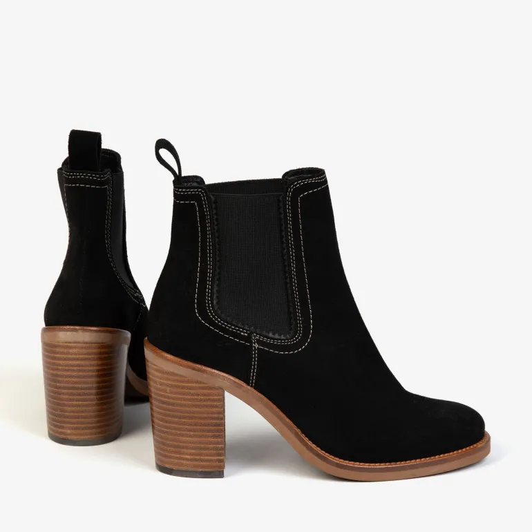 Paloma Rociera Suede Boots in Black | Collen & Clare