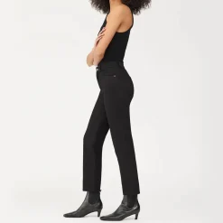 Patti High Rise Straight Leg Jeans in Raven | Collen & Clare