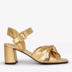 PENELOPE CHILVERS Infinity Metallic Sandal in Gold