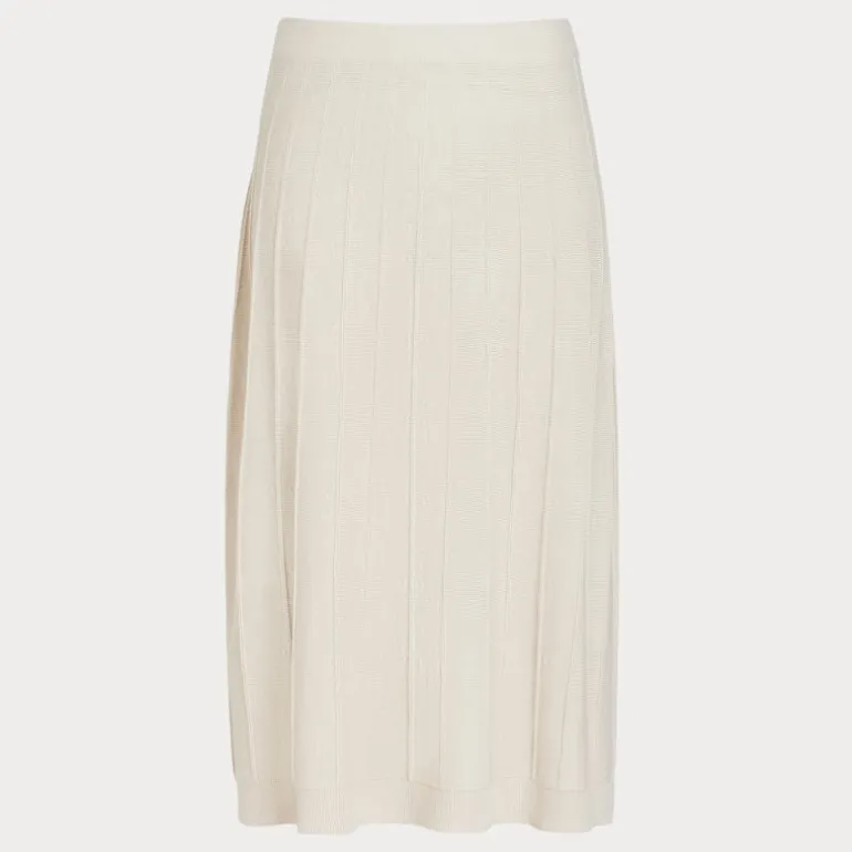 PERSONA BY MARINA RINALDI Gela Knitted Skirt in Turtledove