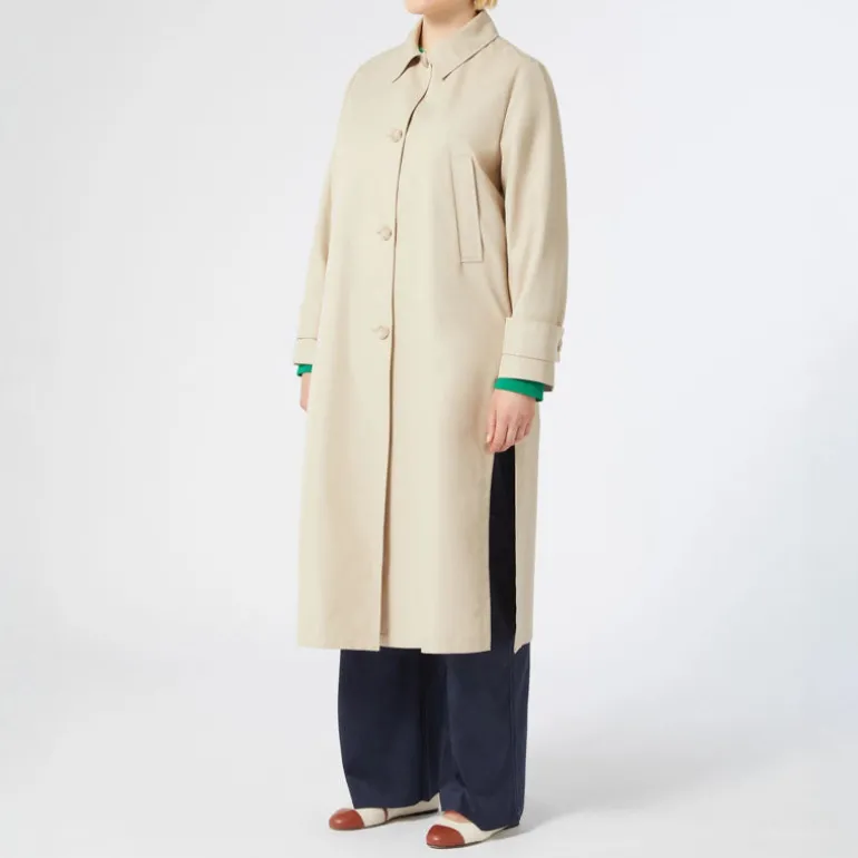 PERSONA BY MARINA RINALDI Gatto Coat in Sand