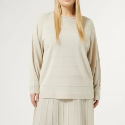 PERSONA BY MARINA RINALDI Vadet Sweater in Beige