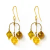 PHILIPPA KUNISCH Small Diamond Earrings in Yellow/Bronze