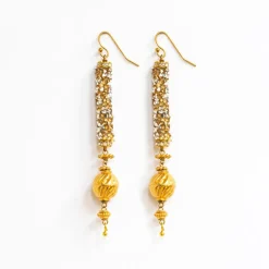 PHILIPPA KUNISCH Tube Earrings in Gold