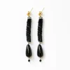 PHILIPPA KUNISCH Tube Earrings in Black