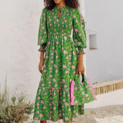 PINK CITY PRINTS Izzy Dress in Amazonia Jungle
