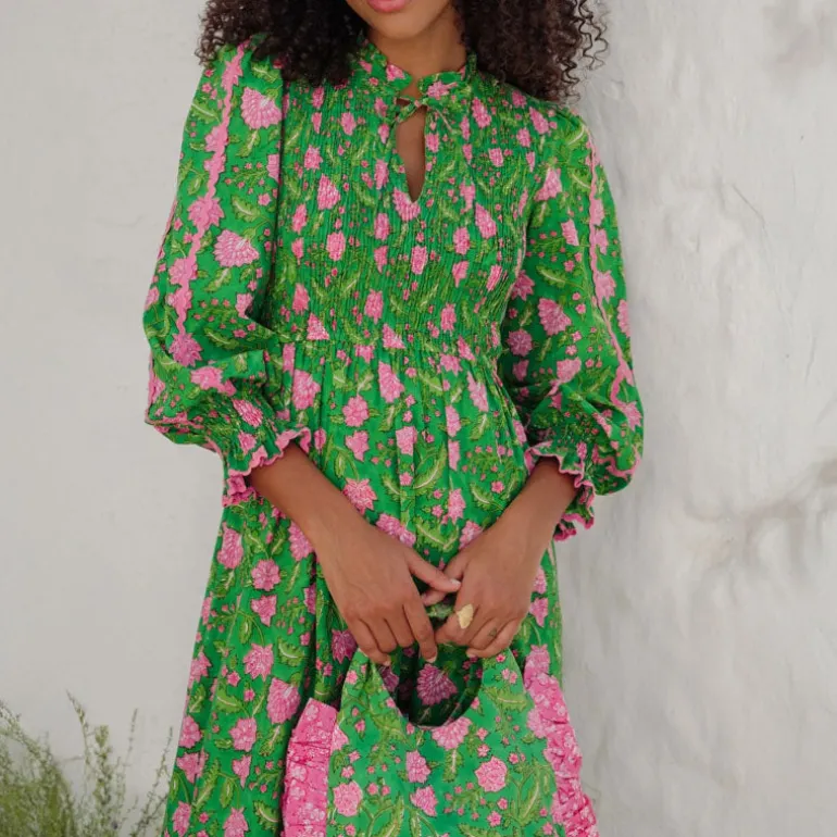 PINK CITY PRINTS Izzy Dress in Amazonia Jungle