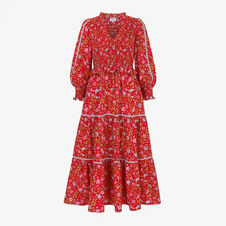 PINK CITY PRINTS Mia Dress in Poppy Meadow