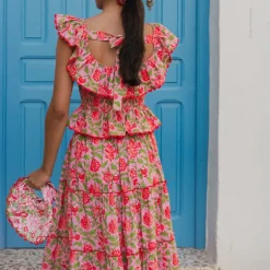 PINK CITY PRINTS Susie Top in Candy Jaal
