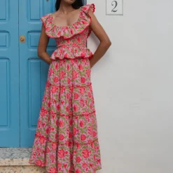 PINK CITY PRINTS Susie Top in Candy Jaal