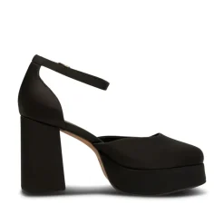 Priscilla Ankle Strap Heels in Black | Collen & Clare