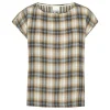 PROJECT AJ117 Madden Blouse in Indigo Check