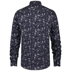 Rock & Roll Tattoo Shirt in Navy | Collen & Clare
