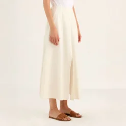 ROSSO35 Easy Skirt in Ivory