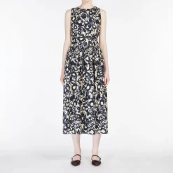 S MAXMARA Marlena Dress in Ecru Flower