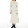S MAXMARA Nevada Skirt in Ecru