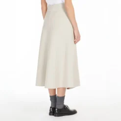 S MAXMARA Nevada Skirt in Ecru