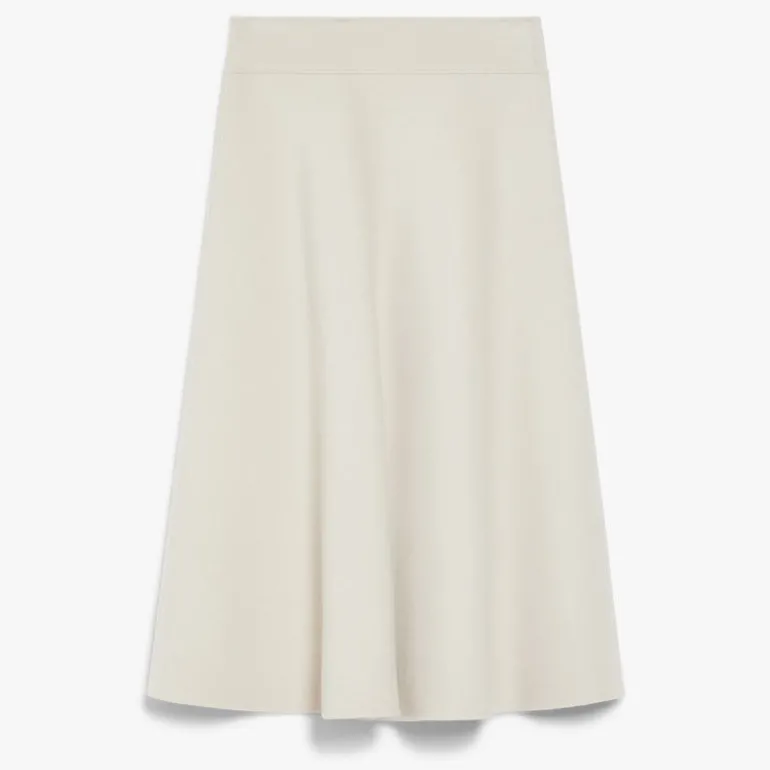 S MAXMARA Nevada Skirt in Ecru