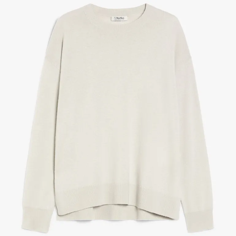S MaxMara Verona Sweater in Pearl Grey