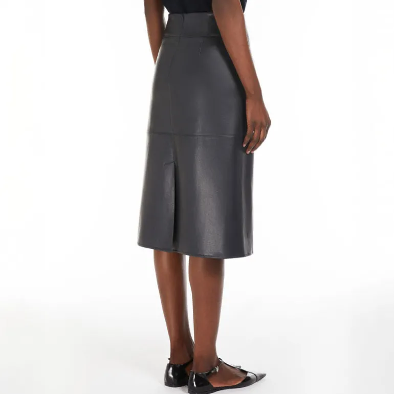 S MaxMara Volonta Jersey Skirt in Ultramarine