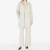 S MAXMARA Zurca Viscose Jersey Jacket in Ecru