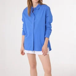 SACRECOEUR Julie Shirt in Bright Blue