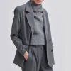 Second Female Holsye Blazer in Grey Melange | Collen & Clare