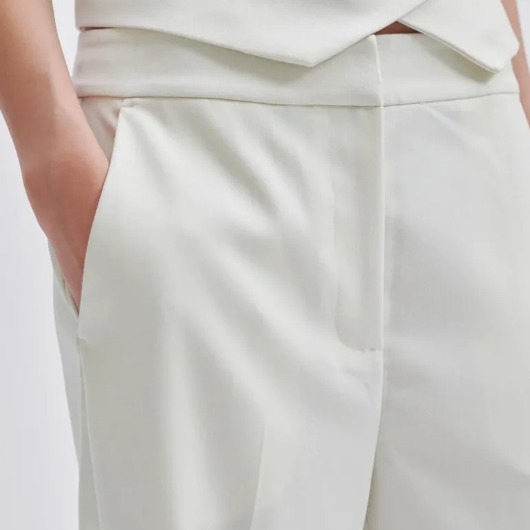 Second Female Kaleem Suit Trousers in Vaporous White