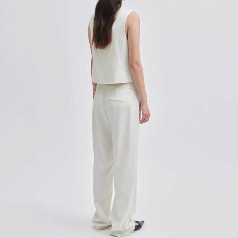 Second Female Kaleem Suit Trousers in Vaporous White