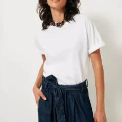 SESSUN Serge Oversize T-Shirt in Optical White