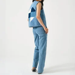 SEVENTY & MOCHI Aria Vest in Rodeo Vintage