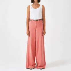 SEVENTY & MOCHI Dear Bay Jean in Mineral Red