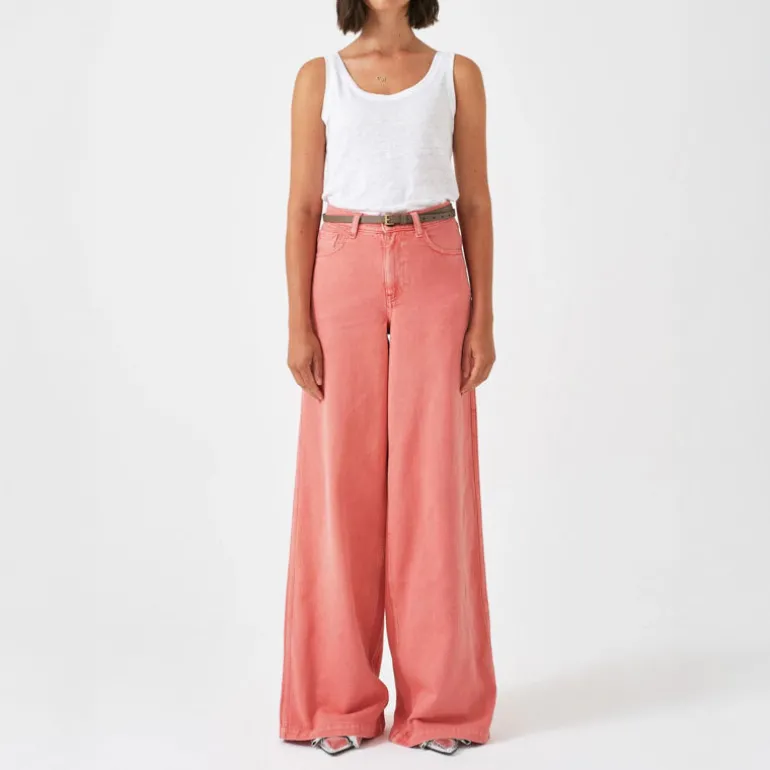 SEVENTY & MOCHI Dear Bay Jean in Mineral Red