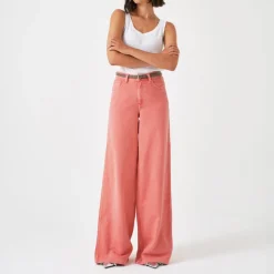SEVENTY & MOCHI Dear Bay Jean in Mineral Red