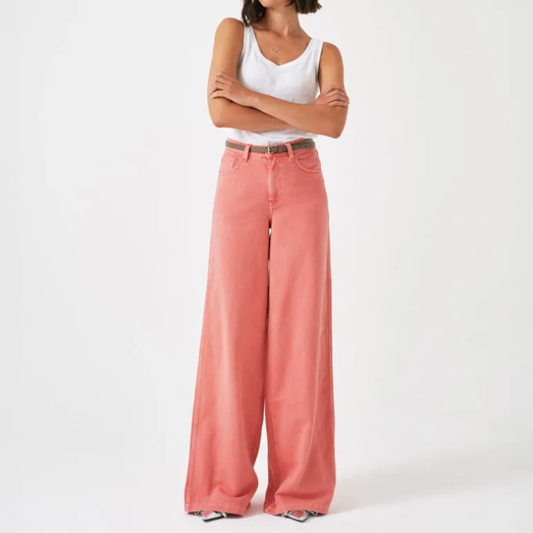 SEVENTY & MOCHI Dear Bay Jean in Mineral Red